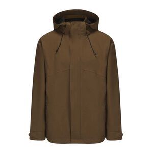 Firetrap Mens Plain Waterproof Jacket / Khaki Green